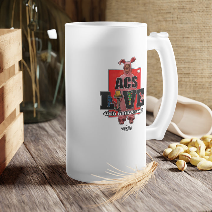 A Christmas Story "40th Anniversary LIVE" Frosted Glass Beer Mug