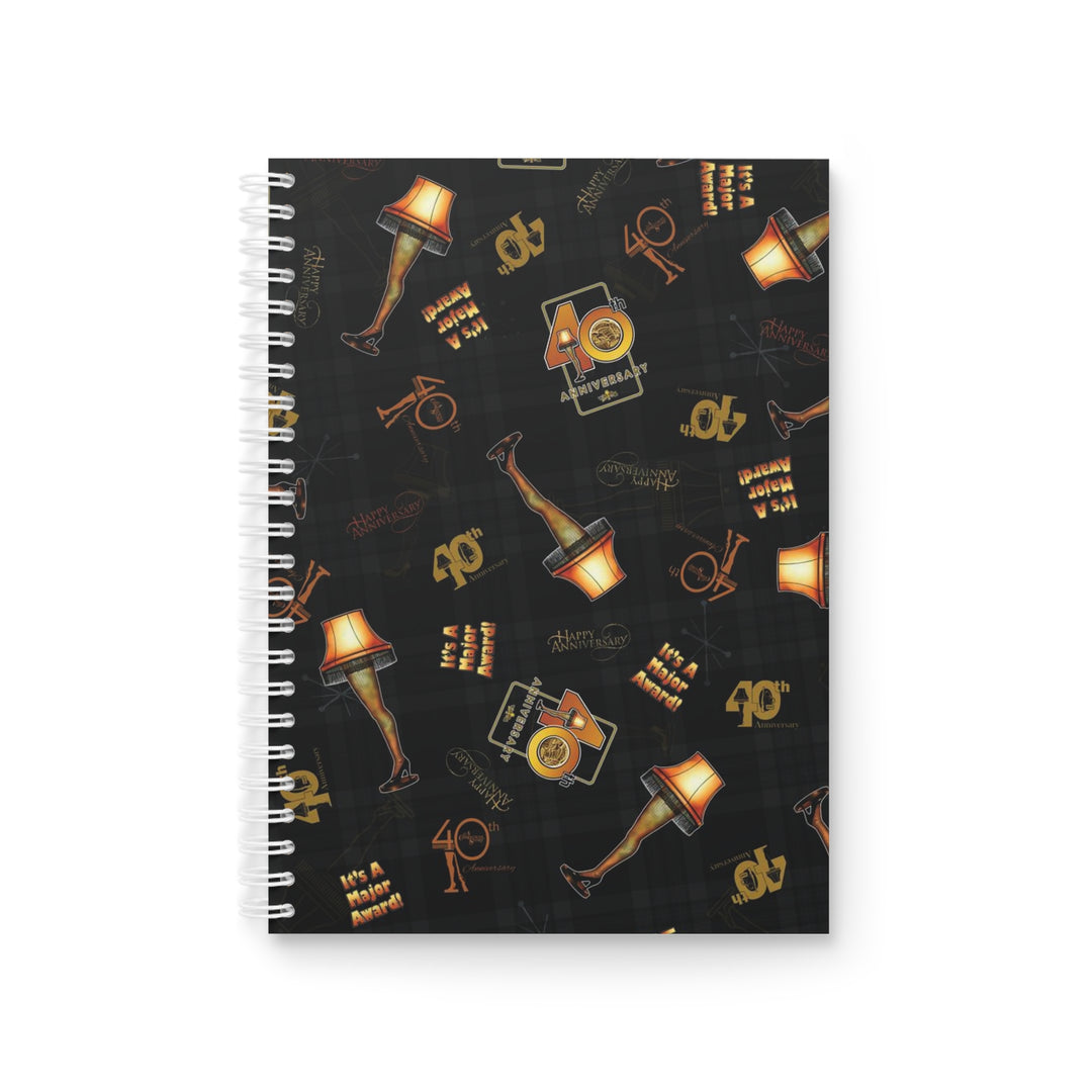 A Christmas Story "40th Anniversary Collage" Spiral Notebook Custom Design