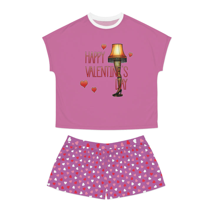 A Christmas Story "Valentine's Day Leg Lamp" Women's Short Pajama Set