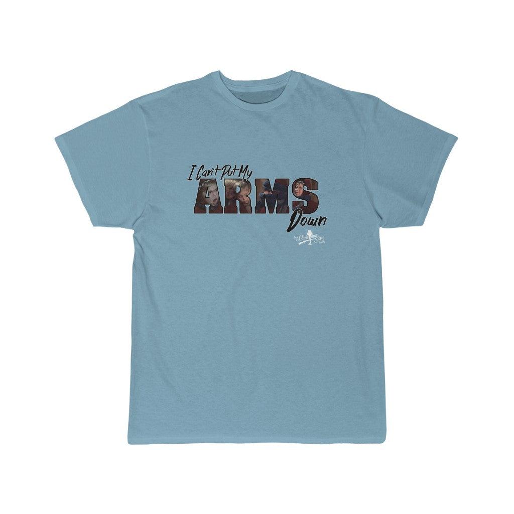 ACSF "Can't Put My Arms Down Letter Montage" Men's Short Sleeve Tee