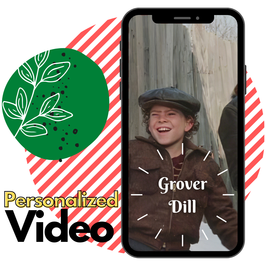 Get a Personalized Greeting from Grover Dill Himself - A Christmas Story Cameo Gift by Yano Anaya