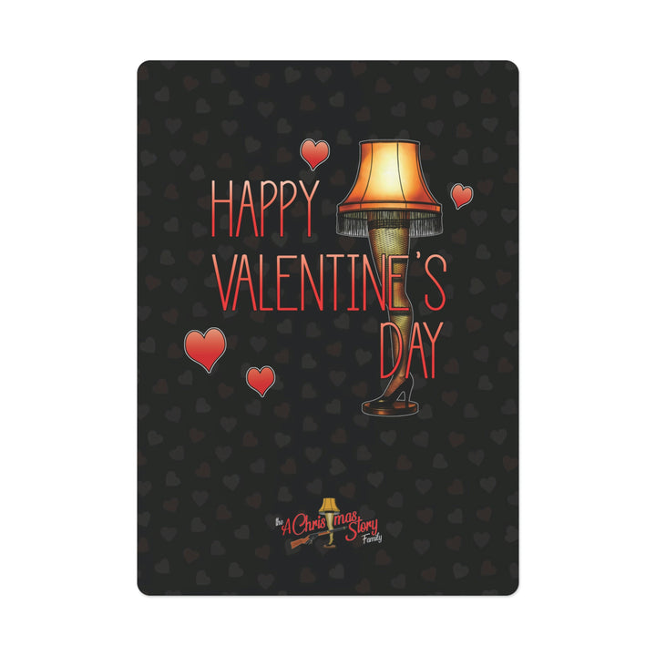 "A Christmas Story" Leg Lamp Valentine's Day Poker Cards