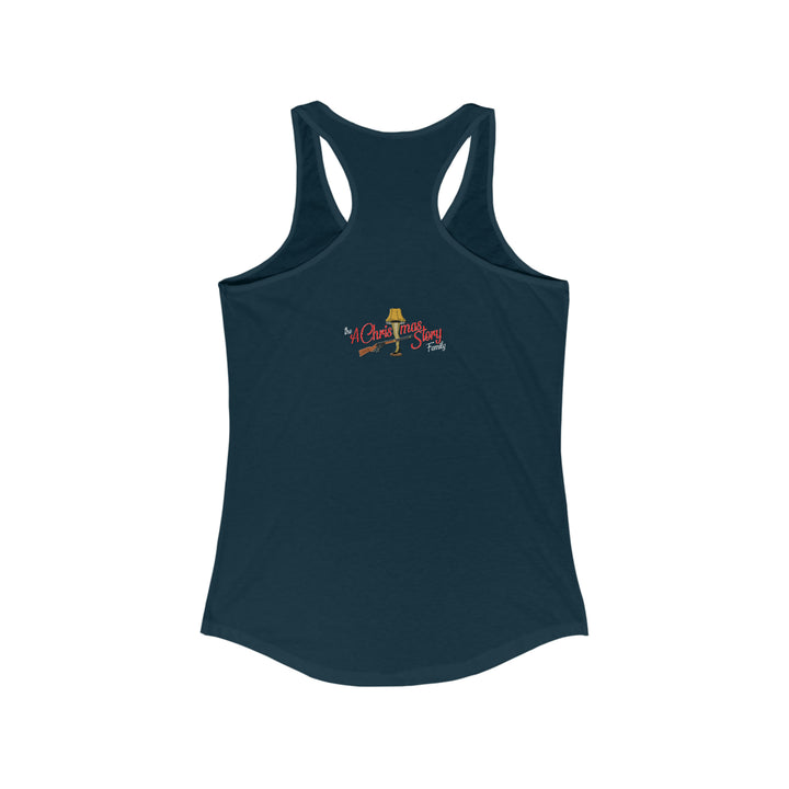 A Christmas Story "Love is a Major Award" Valentine's Day Women's Racerback Tank