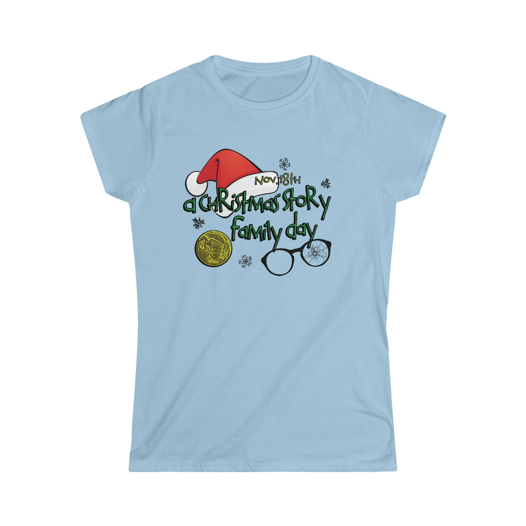 A Christmas Story Family Day Women's Softstyle Tee