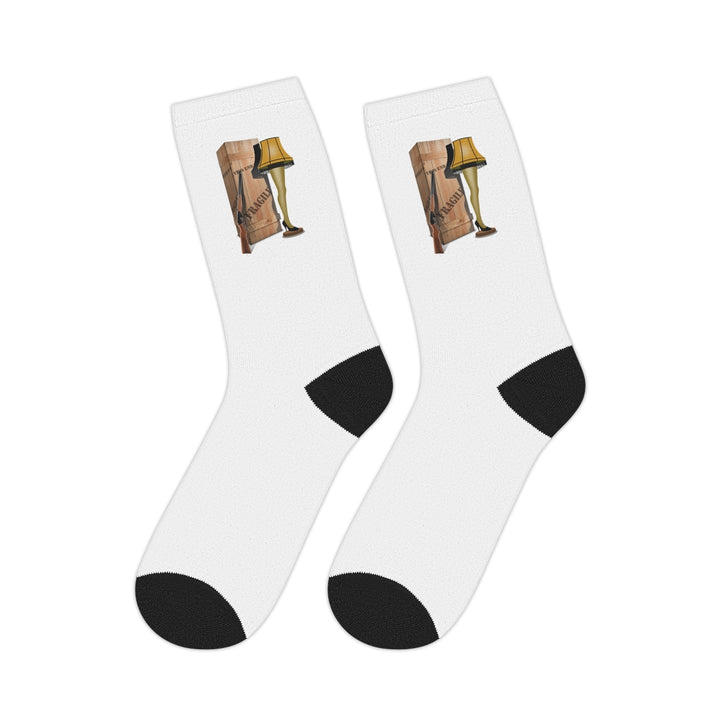 A Christmas Story Family Limited Edition Logo Mid-length Crew Socks, One Size