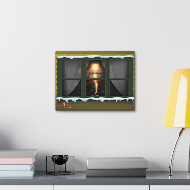 A Christmas Story "Indescribably Beautiful Leg Lamp" 16x20 Artist-Grade Gallery Wrap Canas Print
