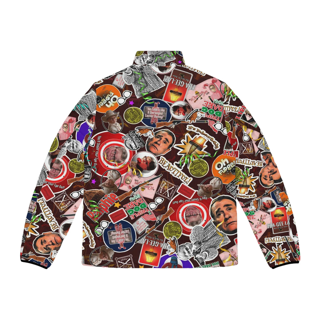 A Christmas Story Surprise Collage Puffer Jacket