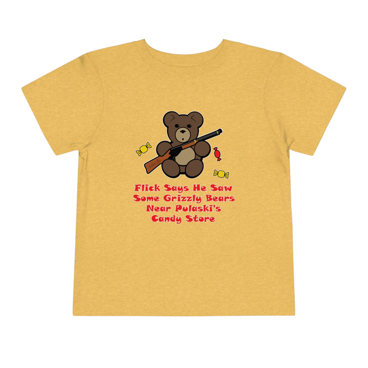 A Christmas Story "Grizzly Bears at the Candy Store" Toddler Short Sleeve Tee