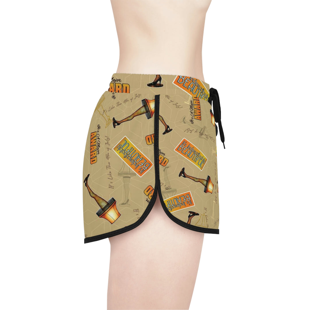 A Christmas Story "Leg Lamp Collage" Women's Relaxed Shorts