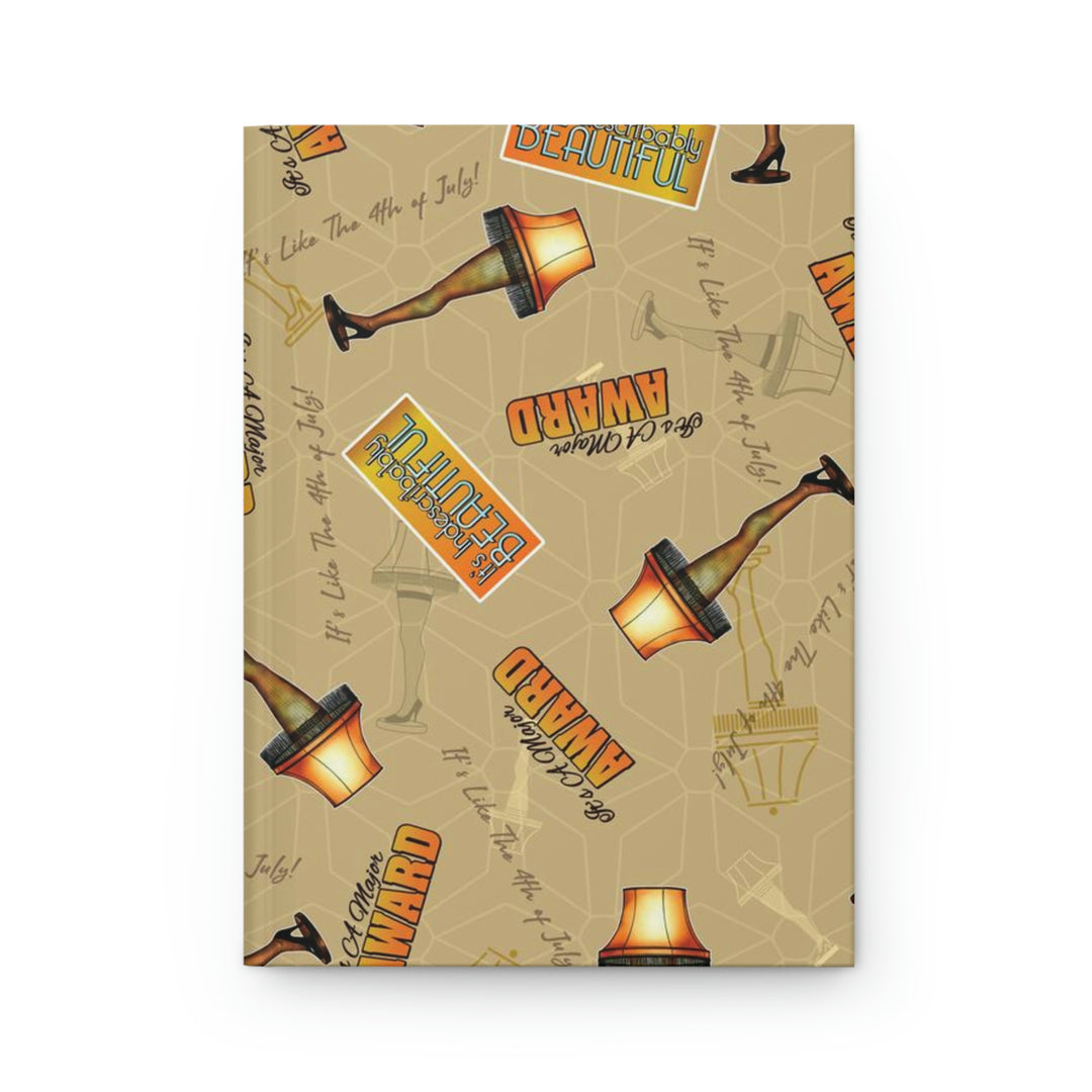 A Christmas Story "Leg Lamp Collage" Hardcover Journal Matte