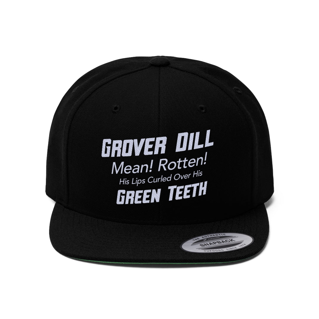 A Christmas Story "Grover Dill - Green Teeth" Unisex Flat Bill Hat