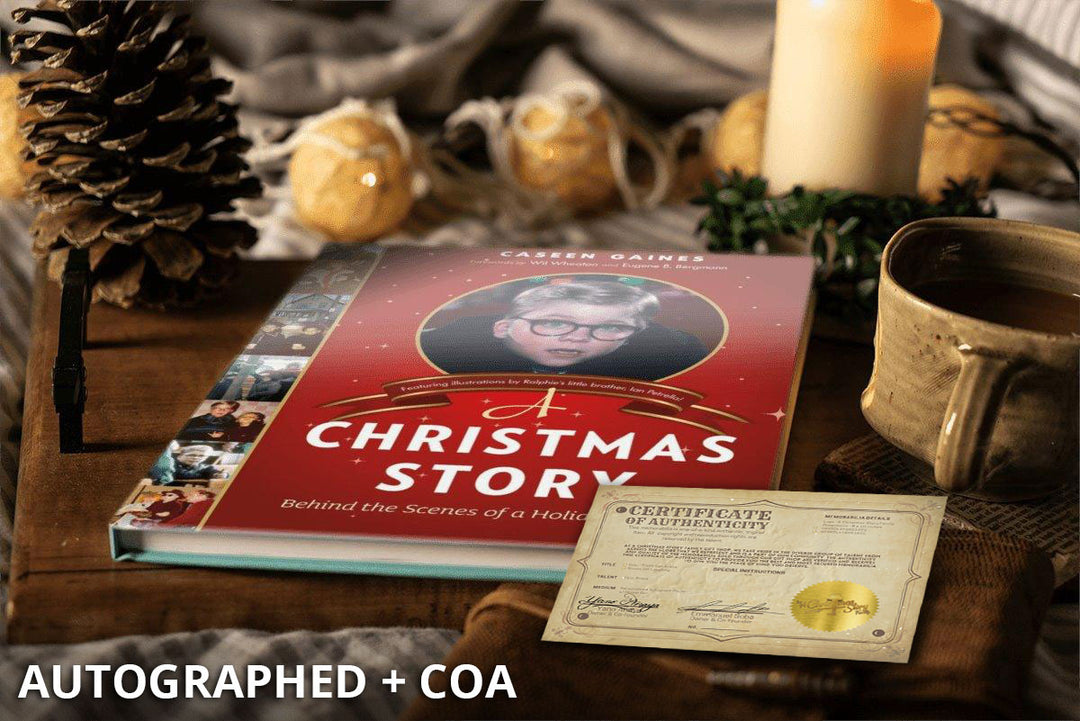 A Christmas Story: Behind the Scenes of a Holiday Classic - Autographed Book and COA | Author Caseen Gaines - A Christmas Story Family