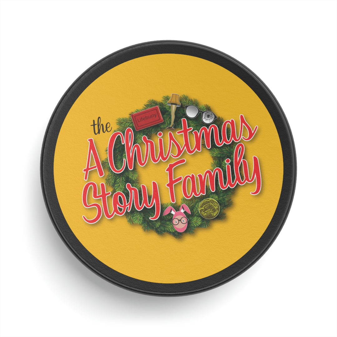 A Christmas Story "ACSF Wreath Logo" Hockey Puck