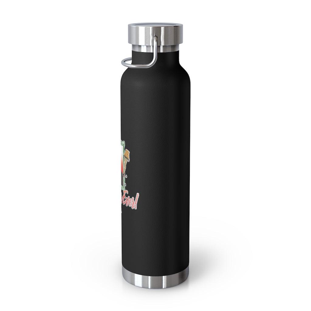 ACSF "Greatest Father Ever!" Copper Vacuum Insulated Bottle, 22oz