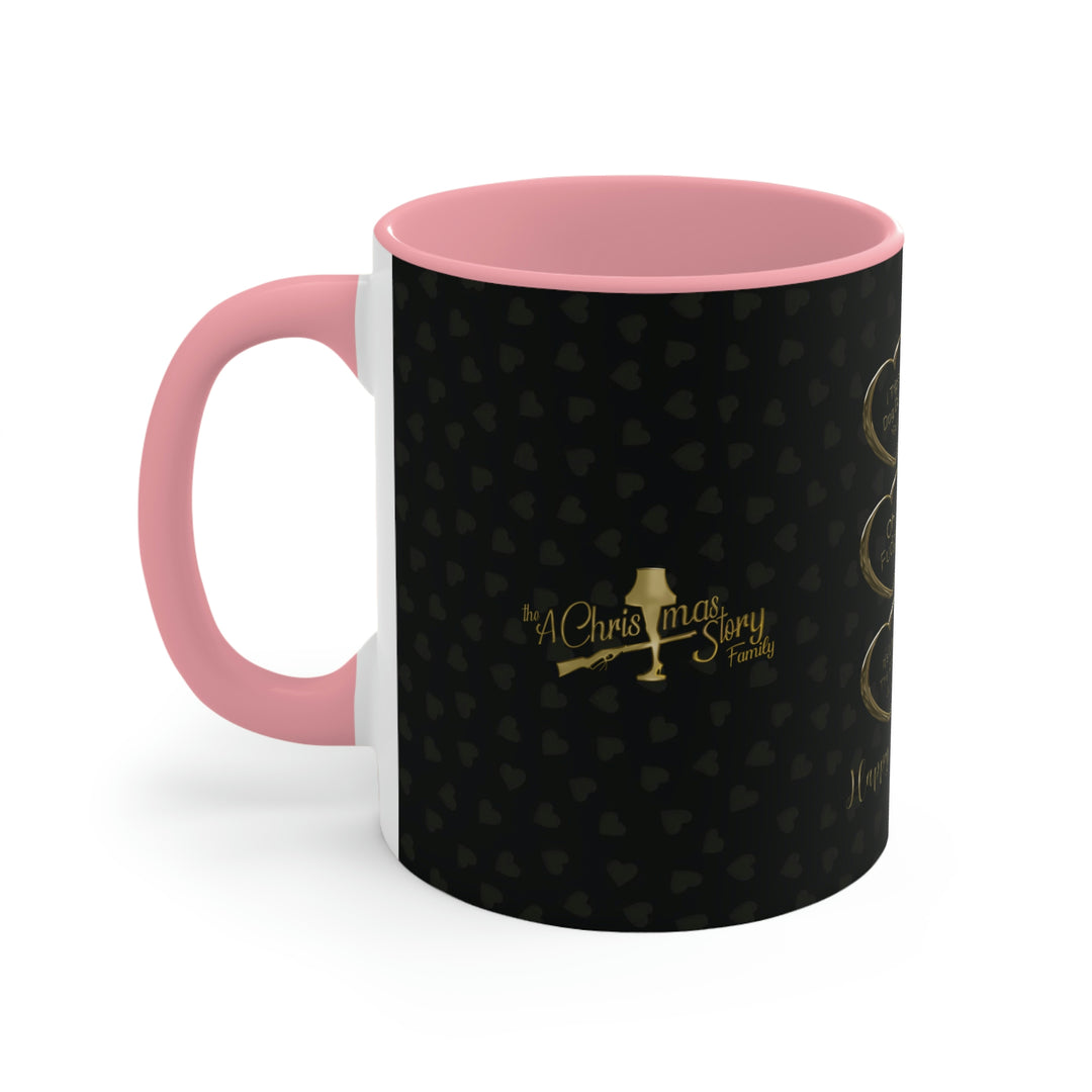 A Christmas Story "Inner Circle VIP Valentine's Day Gold Candy Hearts" Accent Mug