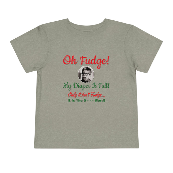A Christmas Story "Oh Fudge" Toddler Short Sleeve Tee