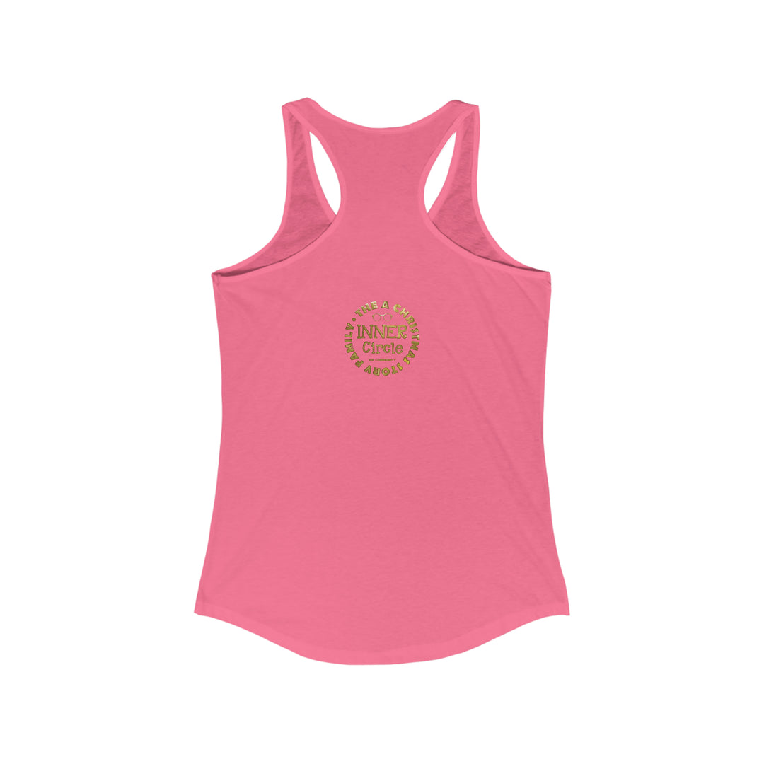 "A Christmas Story's Inner Circle VIP Valentine's Day Hearts" Women's Comfy Racerback Tank