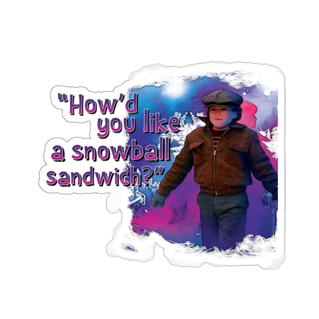 Grover Dill "How'd You Like A Snowball Sandwich?" Custom Sticker