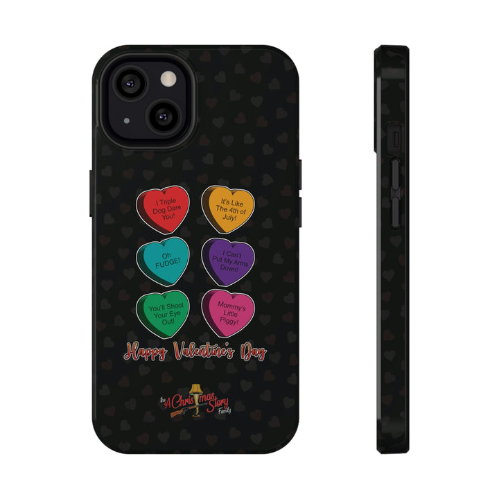 "A Christmas Story Family Love" Valentine's Day Candy Hearts Pattern Impact-Resistant Phone Cases