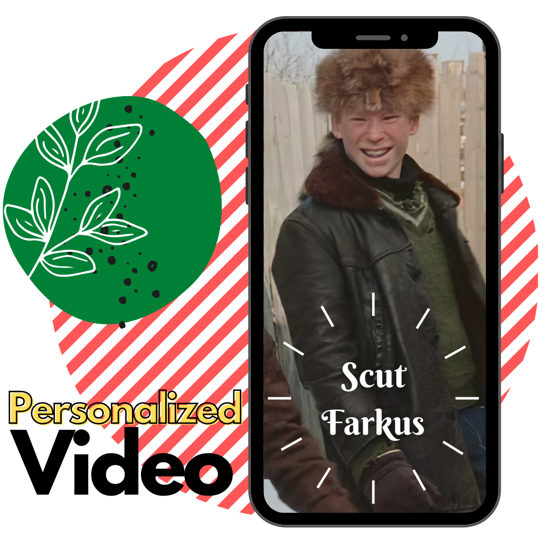 A Christmas Story Personalized Video From Scut Farkus - Zack Ward, Cameo
