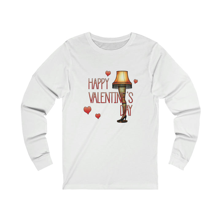 "A Christmas Story's 'Leg Lamp' for Valentine's Day" Unisex Jersey Long Sleeve Tee