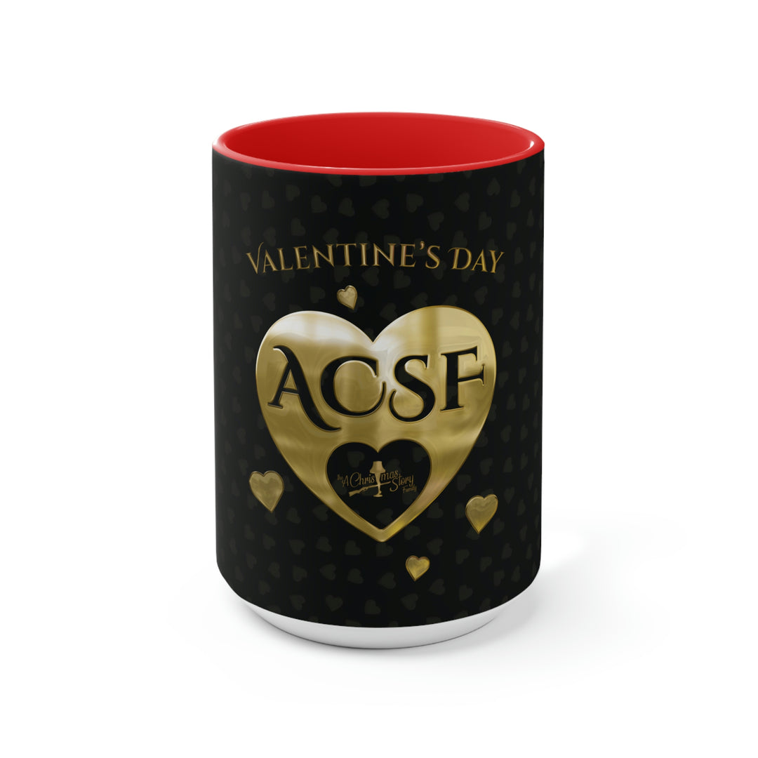 A Christmas Story "Inner Circle VIP Valentine's Day Gold Hearts" Accent Mug
