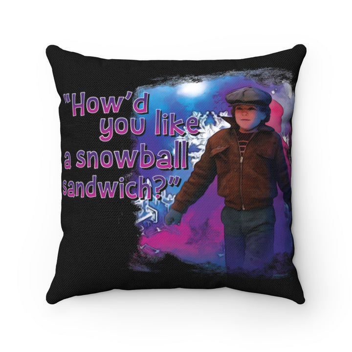 Grover Dill "How'd You Like A Snowball Sandwich?" Square Pillow Case