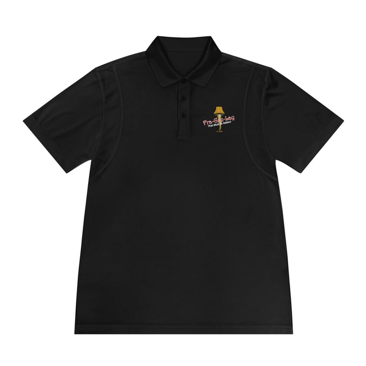 A Christmas Story :"Fragile Logo in Dark Colors" Men's Sport Polo Shirt