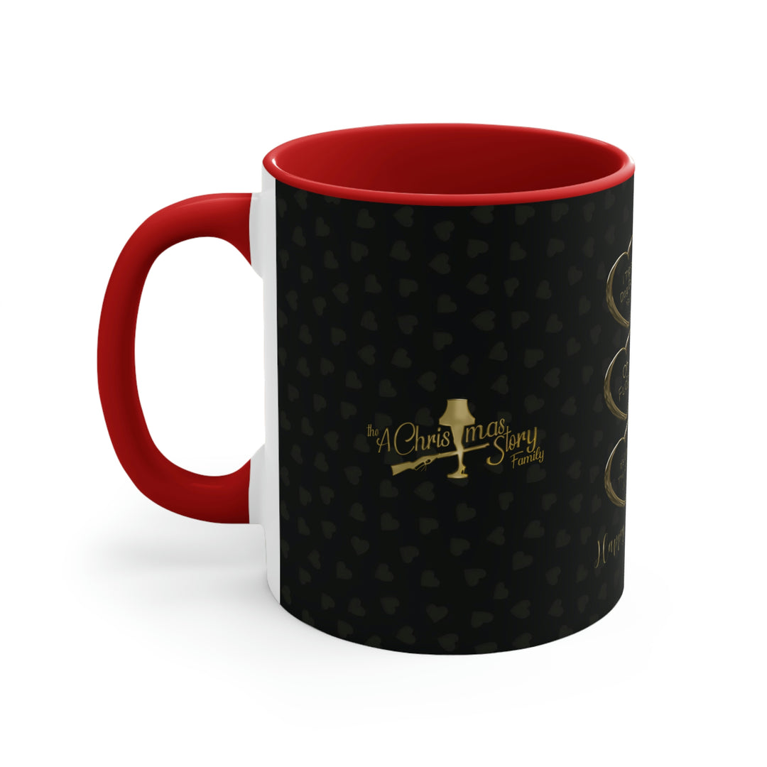 A Christmas Story "Inner Circle VIP Valentine's Day Gold Candy Hearts" Accent Mug