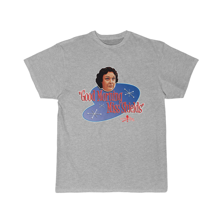 A Christmas Story (For A Limited Time) $20 t-shirt ACSF "Good Morning Miss Shields!" Men's Short Sleeve Tee