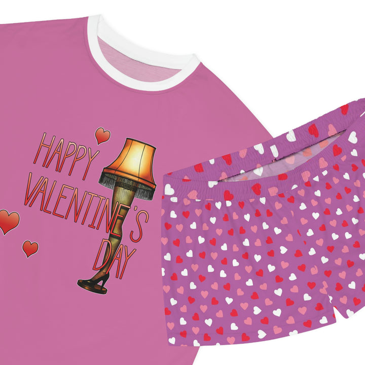 A Christmas Story "Valentine's Day Leg Lamp" Women's Short Pajama Set