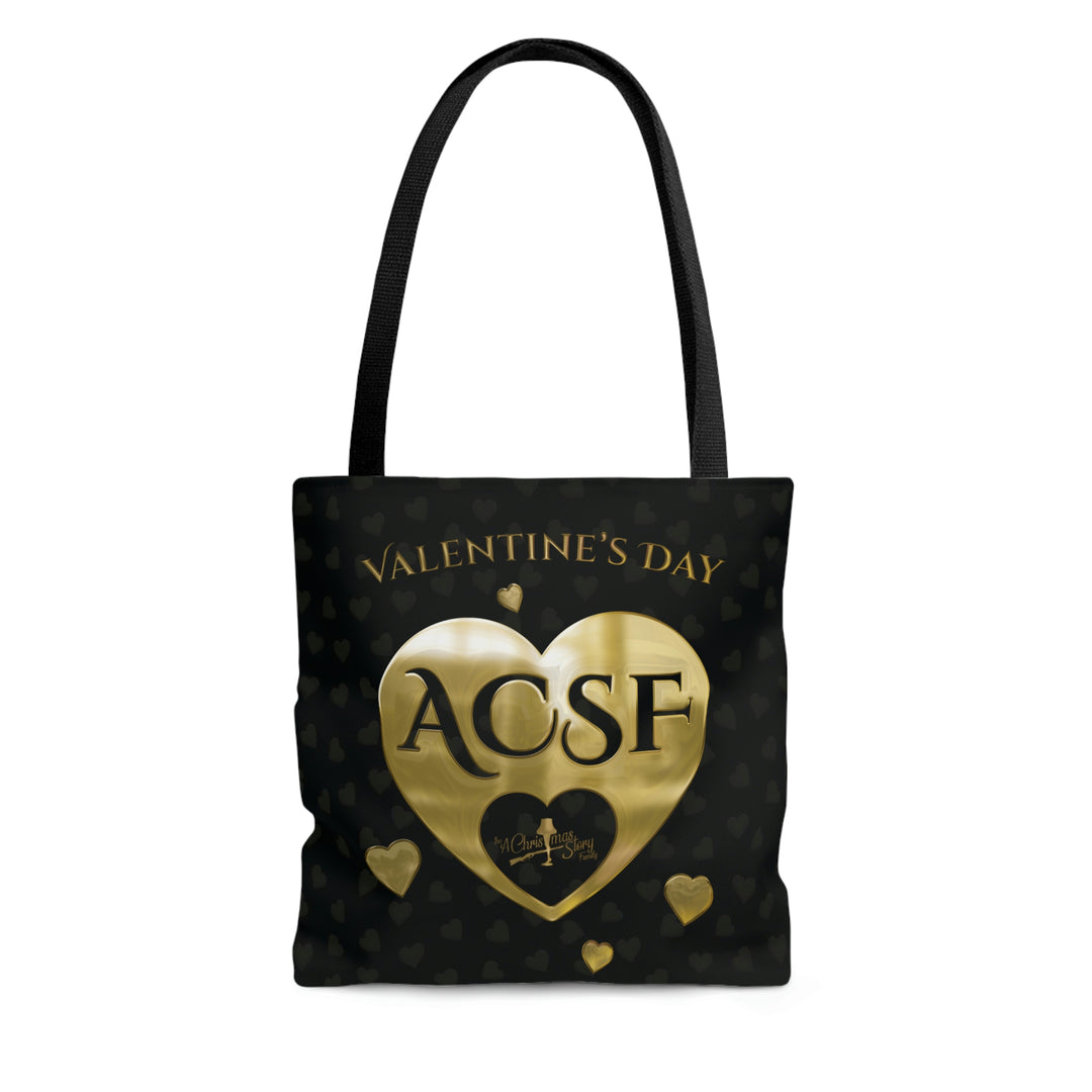 "A Christmas Story" Inner Circle Valentine's Day Hearts Logo Tote Bag