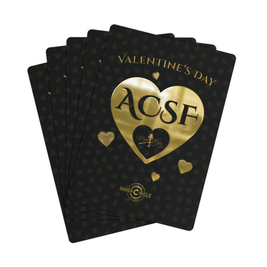 A Christmas Story "Inner Circle Valentine's Day Hearts" Poker Cards Set