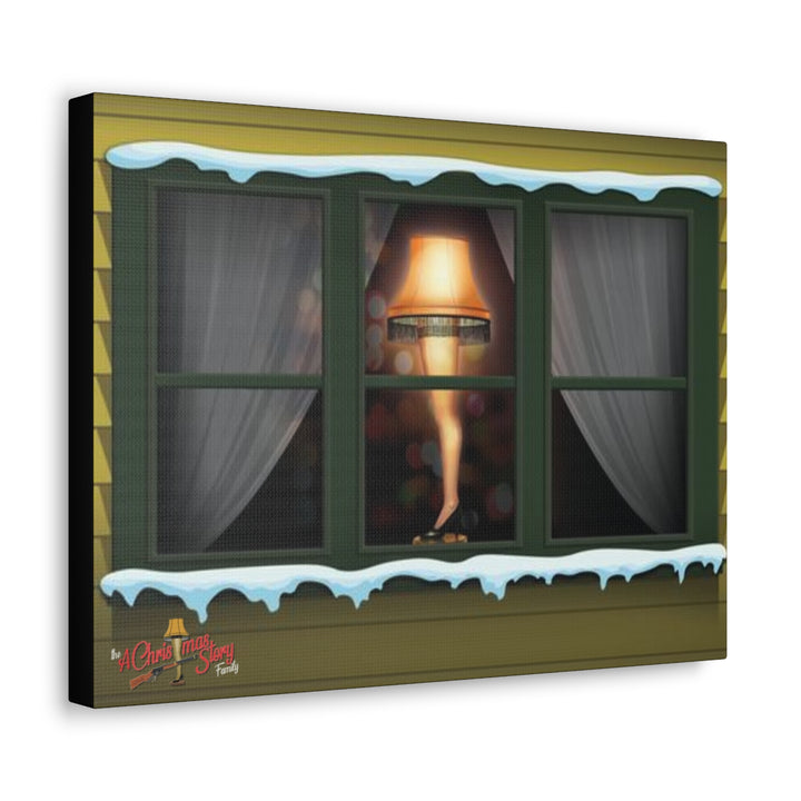 A Christmas Story "Indescribably Beautiful Leg Lamp" 16x20 Artist-Grade Gallery Wrap Canas Print