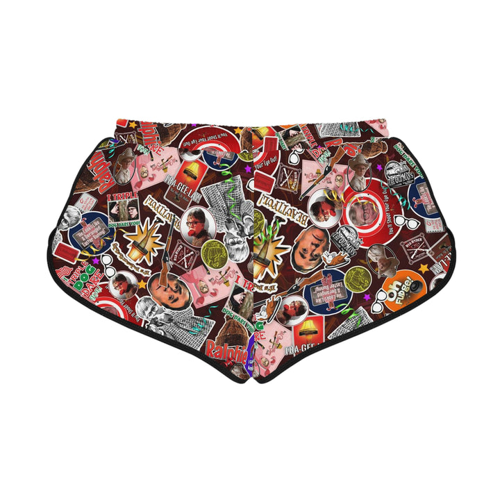 A Christmas Story Surprise Collage Women's Relaxed Shorts