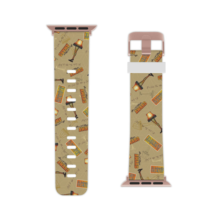 A Christmas Stort "Leg Lamp Collage" Watch Band for Apple Watch