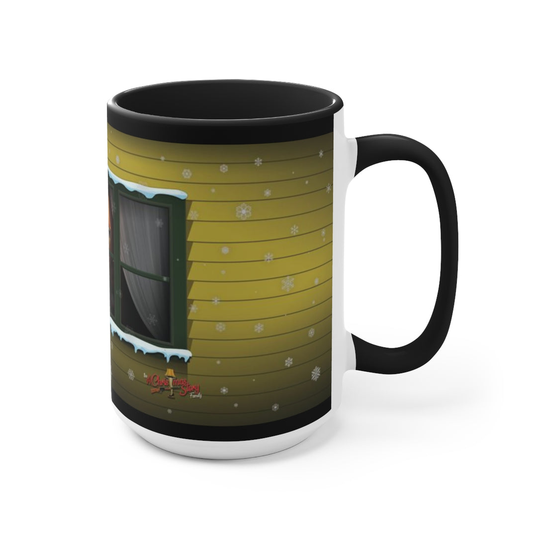 Copy of A Christmas Story "Indescribably Beautiful Leg lamp with BB Gun" Accent Ceramic Mug Available In Two Sizes