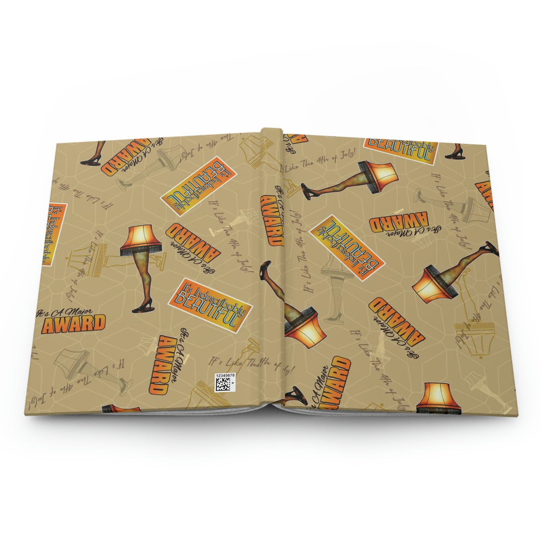 A Christmas Story "Leg Lamp Collage" Hardcover Journal Matte