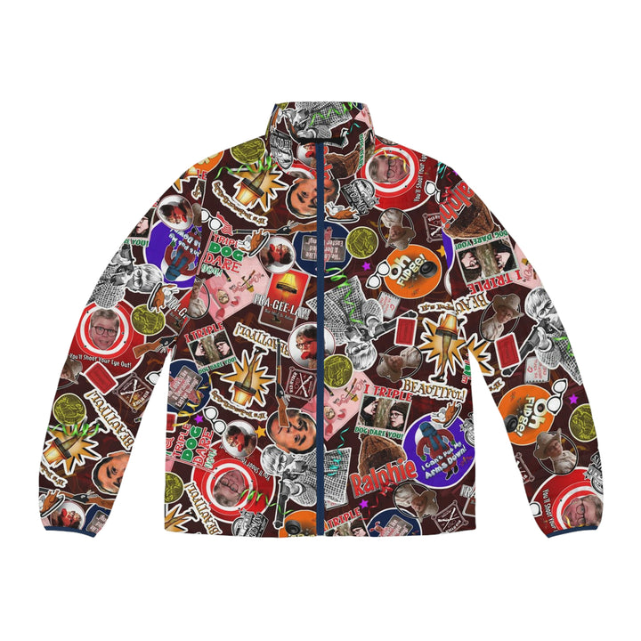 A Christmas Story Surprise Collage Puffer Jacket