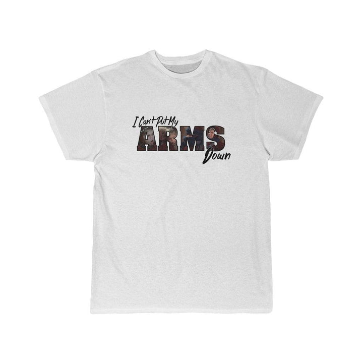 ACSF "Can't Put My Arms Down Letter Montage" Men's Short Sleeve Tee