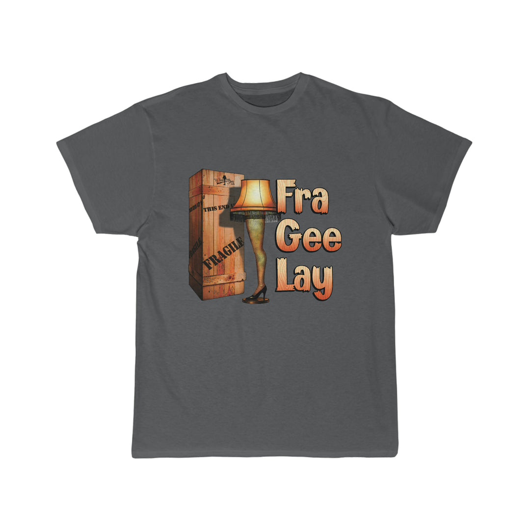 A Christmas Story "FRA-GEE-LAY Leg Lamp" Men's Short Sleeve Tee, Relaxed Fit