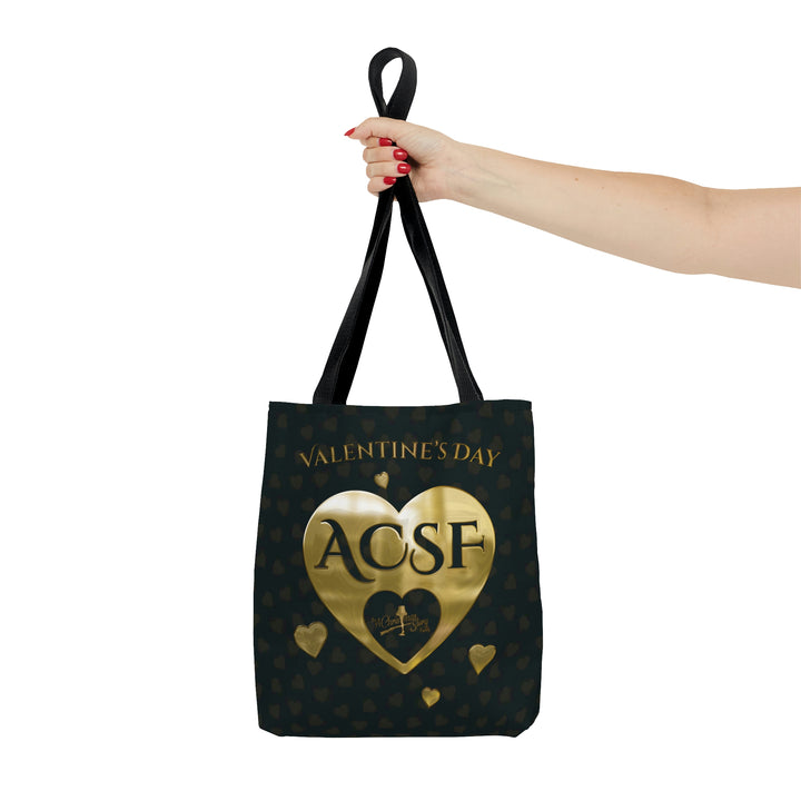 "A Christmas Story" Inner Circle Valentine's Day Hearts Logo Tote Bag