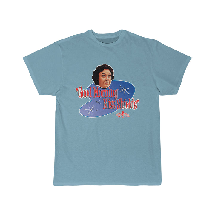 A Christmas Story (For A Limited Time) $20 t-shirt ACSF "Good Morning Miss Shields!" Men's Short Sleeve Tee