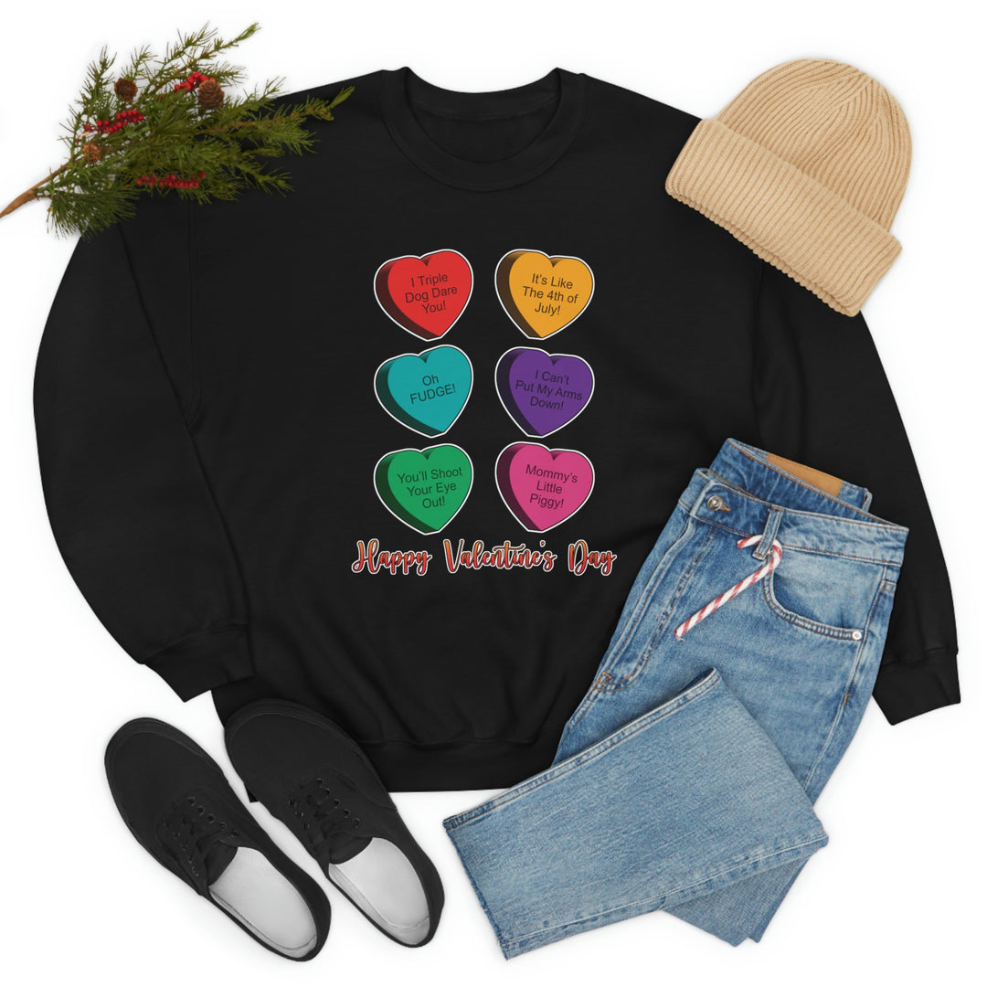 A Christmas Story "Valentine's Day Sweetheart" Unisex Heavy Blend™ Crewneck Sweatshirt