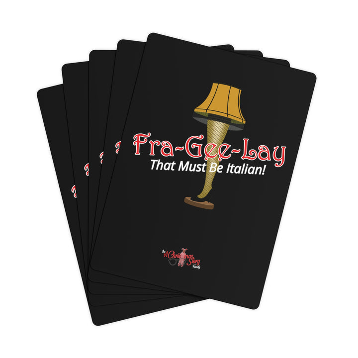 A Christmas Story "Fra-Gee-Lay" Poker Cards