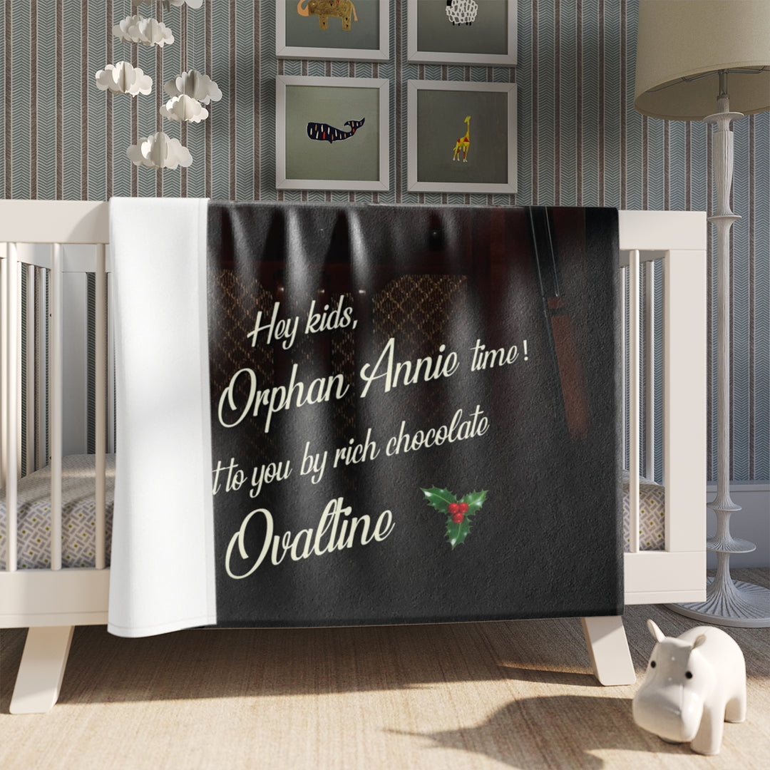 A Christmas Story "Little Orphane Annie Show" 50" x 60" Holiday Throw Blanket