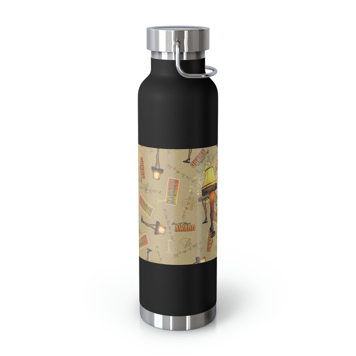 A Christmas Story "Leg Lamp Collage" Copper Vacuum Insulated Bottle, 22oz