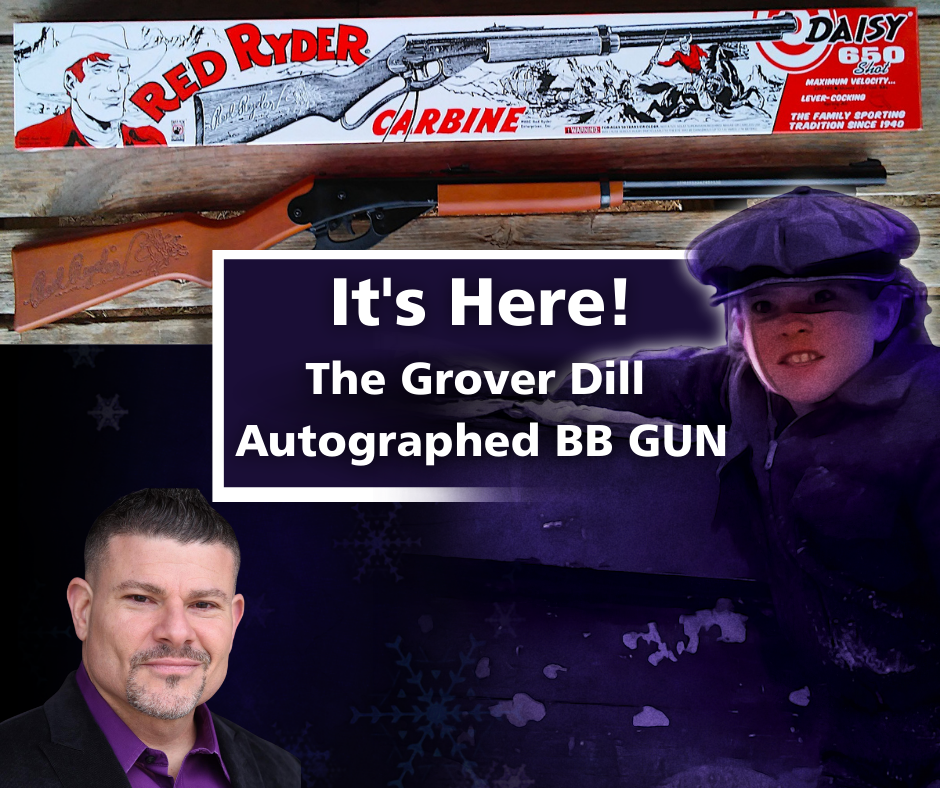 Grover Dill Hand-signed Autographed Red Ryder BB-Gun