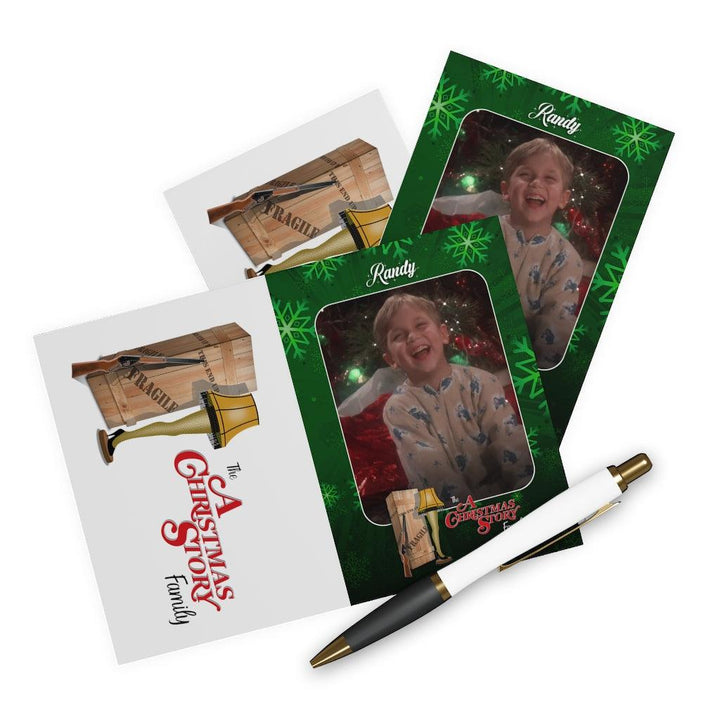 Randy Laughing Greeting Cards (5 pcs Envelopes Included). Original Art by Artist "Richard Trebus"