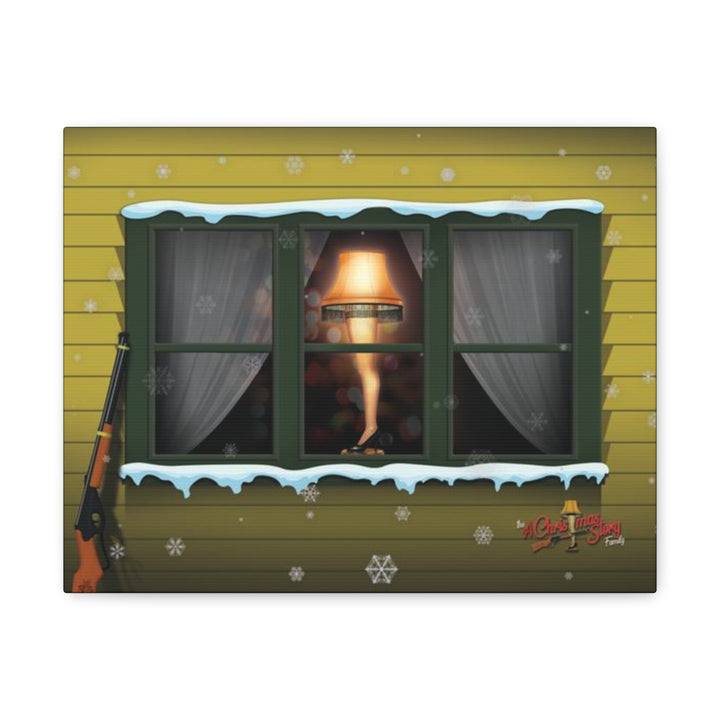 A Christmas Story "Indescribably Beautiful Leg Lamp" 11x14 Artist-Grade Gallery Wrap Canas Print